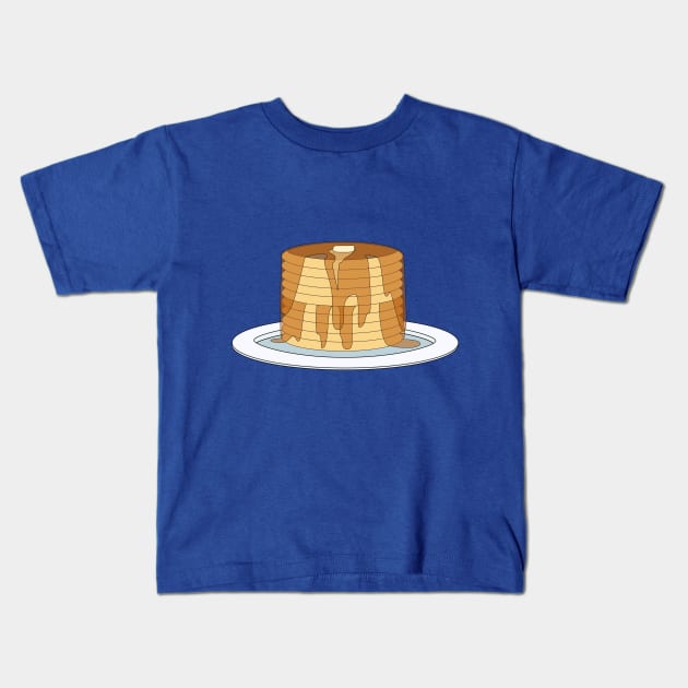 Pancakes Kids T-Shirt by JWTimney